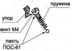 Конструкция датчика наклона головы